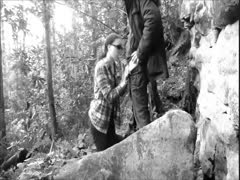 An event in black and white when my ecstatic lover engulfs my jock in the wilderness